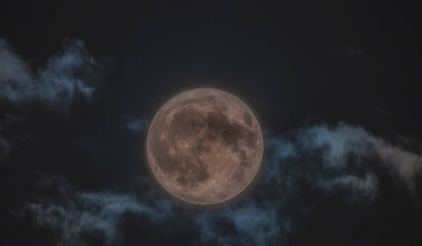 istock Full moon in the sky among the clouds 2173061893