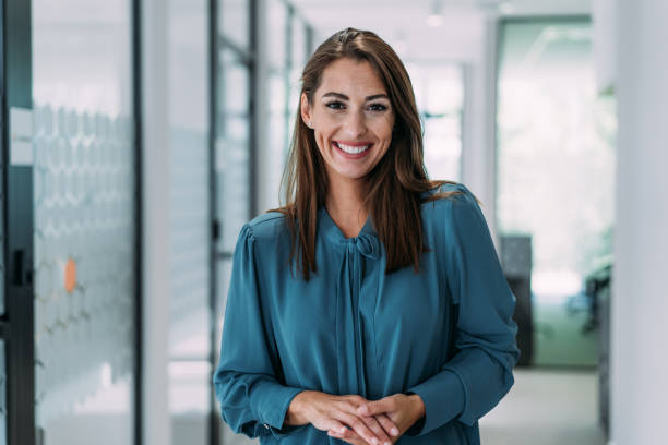istock Confident businesswoman in modern office. 2173062466