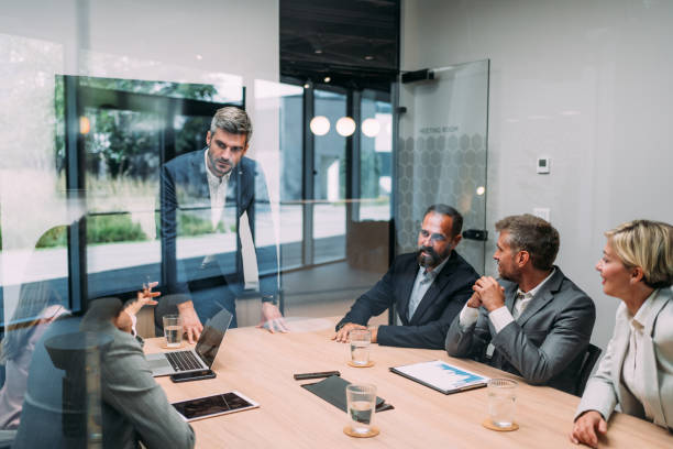 istock Business persons on meeting in the office. 2173062878