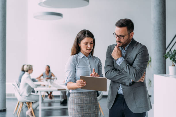 istock Business people in the office. 2173063025