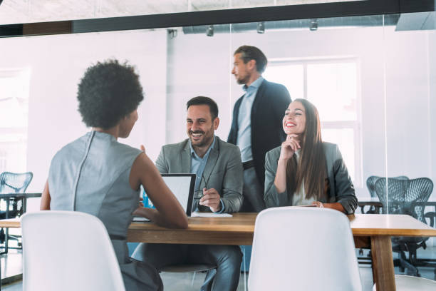 istock Business persons on meeting in the office. 2173063461