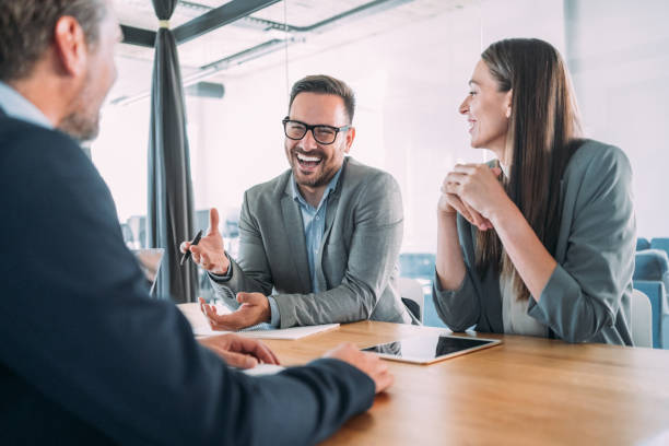 istock Business persons on meeting in the office. 2173063468