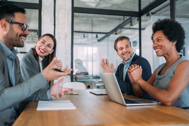 istock Business persons on meeting in the office. 2173063471