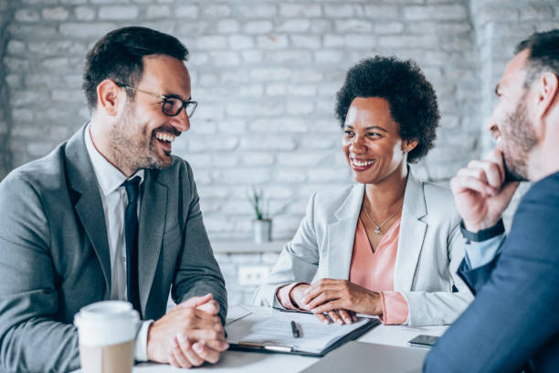 istock Business persons on meeting in the office. 2173064594