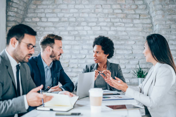 istock Business persons on meeting in the office. 2173064743