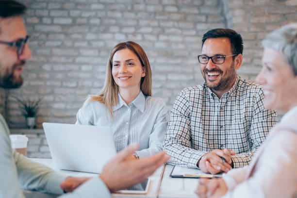 istock Business persons on meeting in the office. 2173065051