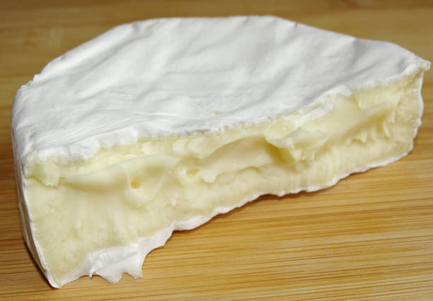 Ripe camembert cheese.
