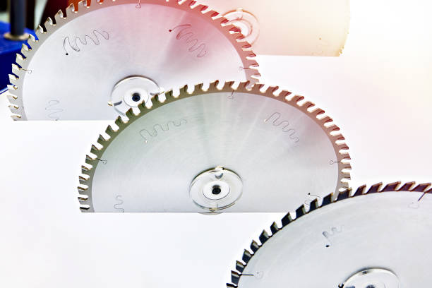 A close-up macro of a hand saw’s serrated edge with sharply defined teeth. The image captures precision and rugged texture, ideal for DIY, woodworking, and industrial design themes.