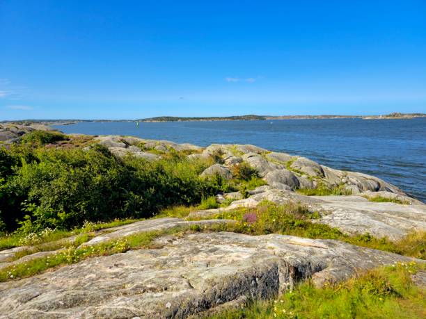 Several rock islands near Gothenburg City. Cptured during summer season.