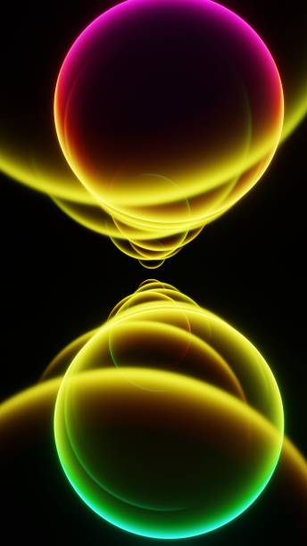 istock Colorful Abstract Neon Light Waves on Dark Background 2173069585