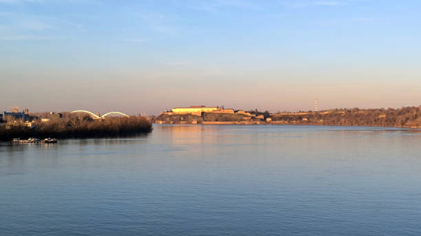 istock Petrovaradin Fortress by the Danube river, in sunlight 2173083192