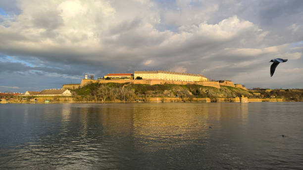 istock Petrovaradin Fortress by the Danube river, in sunlight 2173083317
