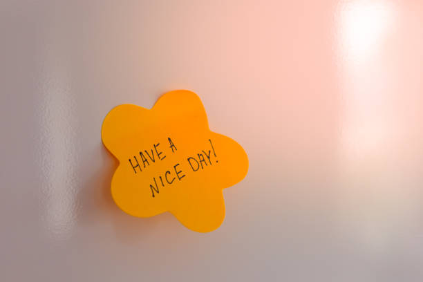 You are perfect handwriting text close up isolated on yellow paper with copy space.
