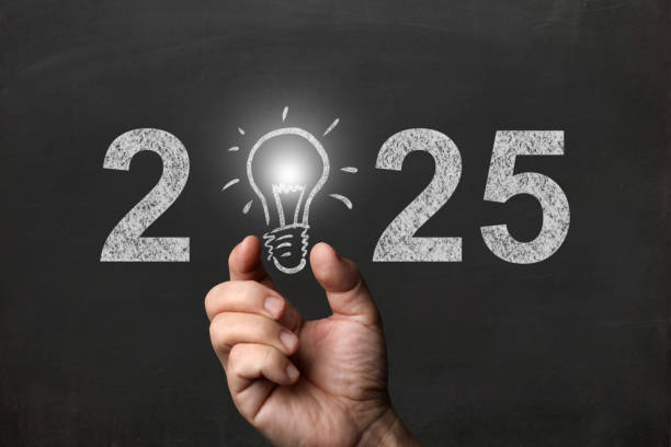istock New year 2025 idea concept blackboard 2173090278
