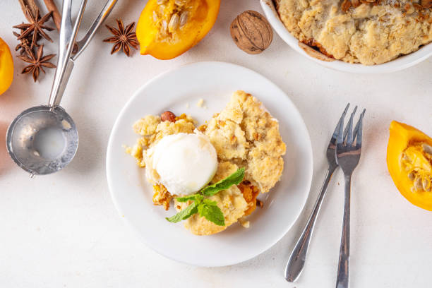 istock Homemade autumn pumpkin crisp cobbler 2173090543