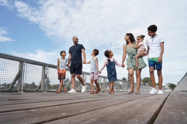 Free Stock Photo of A group of people walking on a bridge | Download ...