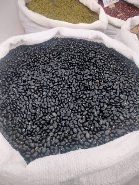 istock Black beans in a pile ready for sale. 2173107741