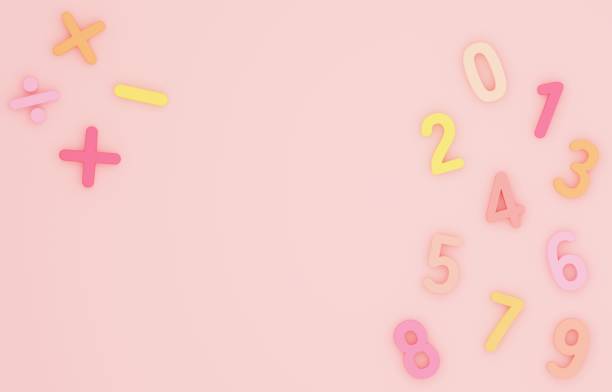 cute and simple number figurine