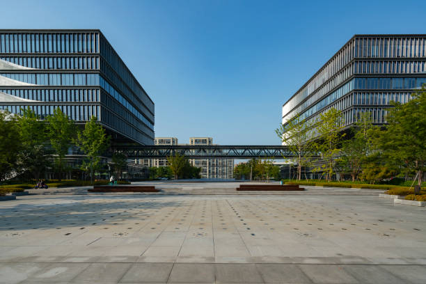 istock Digital Industrial Park in Hangzhou, China 2173135445