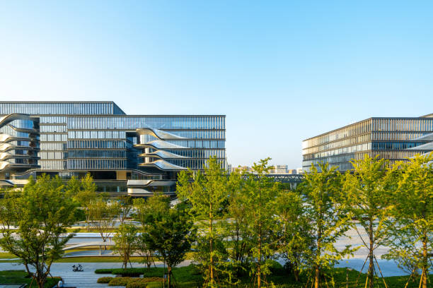 istock Digital Industrial Park in Hangzhou, China 2173135980