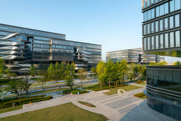 istock Digital Industrial Park in Hangzhou, China 2173136230