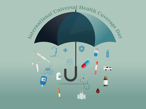 Universal Coverage Icon Illustration Of International Universal Health Coverage Dayillustration ...