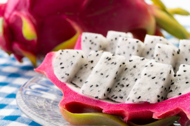 istock Dragon fruit cut into easy-to-eat pieces 2173146609