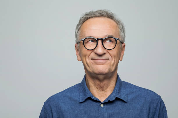 istock Headshot of surprised senior man 2173154950