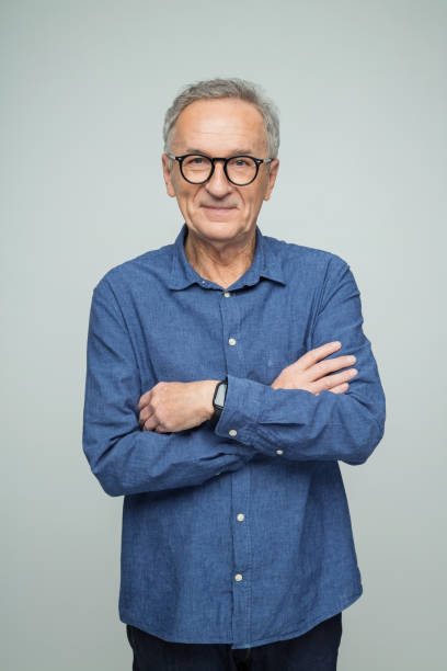 istock Portrait of confident senior man 2173155149
