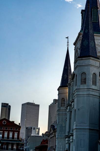 istock Saint Louis Cathedral and Downtown New Orleans 2173158184