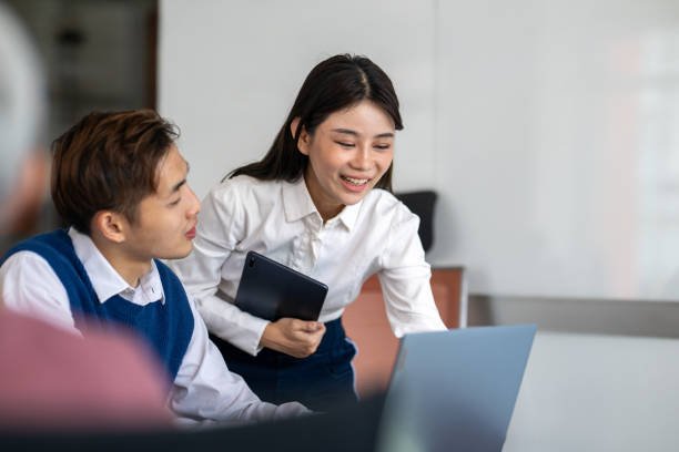 istock Innovative Minds: Team Meeting in a Contemporary Workspace 2173159913