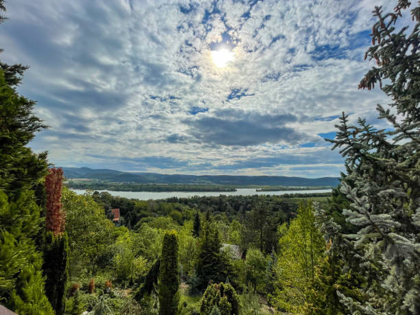 Danube captured from Pilis Hill where we had a stay in a forest cabin.