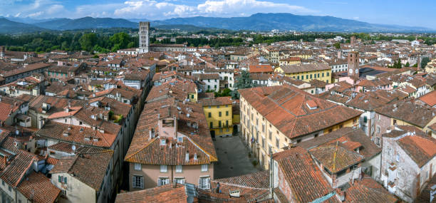 istock Lucca a Medieval City in Tuscany a Panorama 2173175912