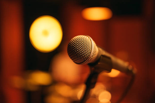 Music band rehearsals, recording music in studio,