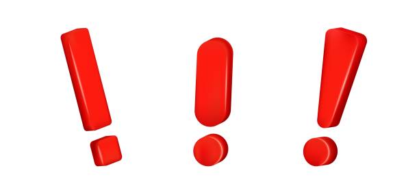 istock Red warning exclamation mark. Symbol of danger. Red alert signal icon. 2173188399