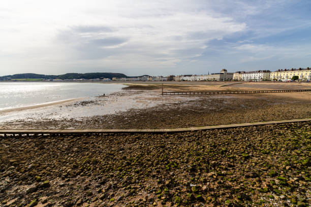 istock Llandudno beach and sea front, wide angle, summer 2173193446