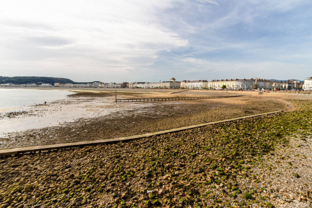 istock Llandudno beach and sea front, wide angle, summer 2173193462