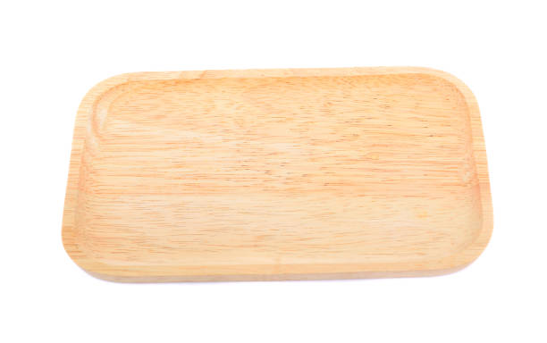 istock wooden plate isolated on white background 2173220711