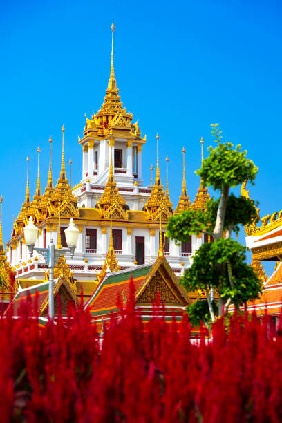 Wat Ratchanatdaram in Bangkok, Thailand stock photo
