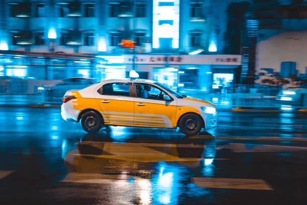 Taxi driving at night