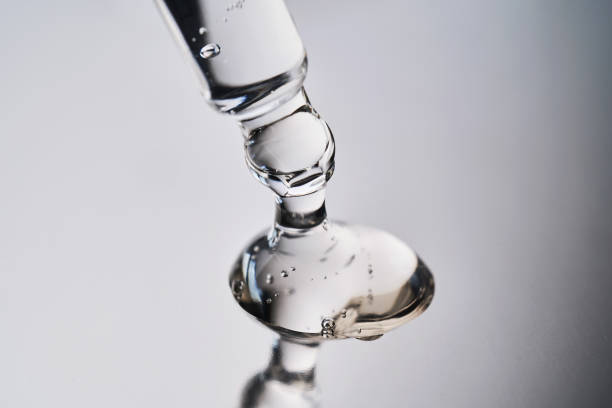 istock Pipette with cosmetic gel or serum close-up. 2173256252