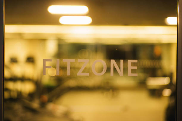 Close up directional sign