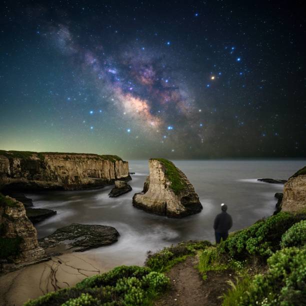 Milky Way above the Northern California Coast