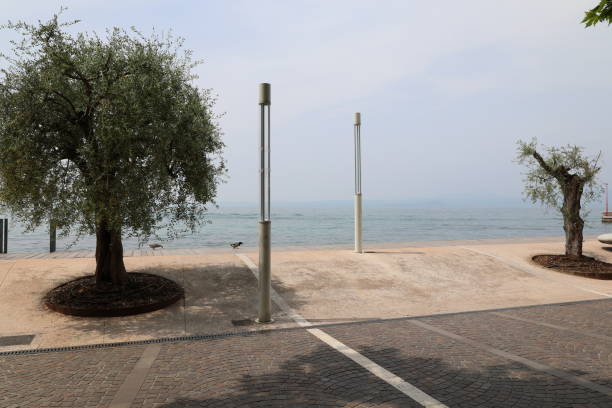 Mai 21, 2022, Bardolino: Beautiful early summer day in the center of Bardolino on Lake Garda