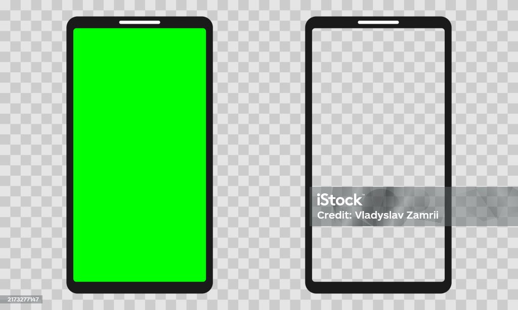 Editable Phone Frame Phone Mockup Template Frame Stock Illustration - Download Image Now ...
