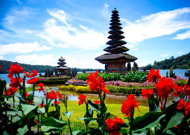 Ulun Danu Beratan Temple in Bali Indonesia