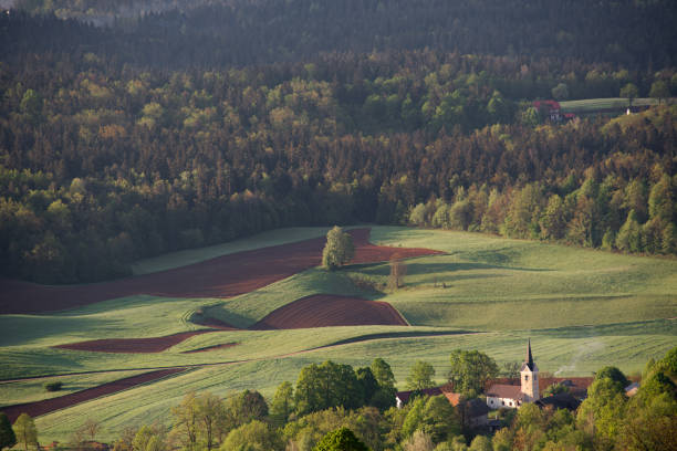 istock Slovenia - beautiful view over the valley 2173288519