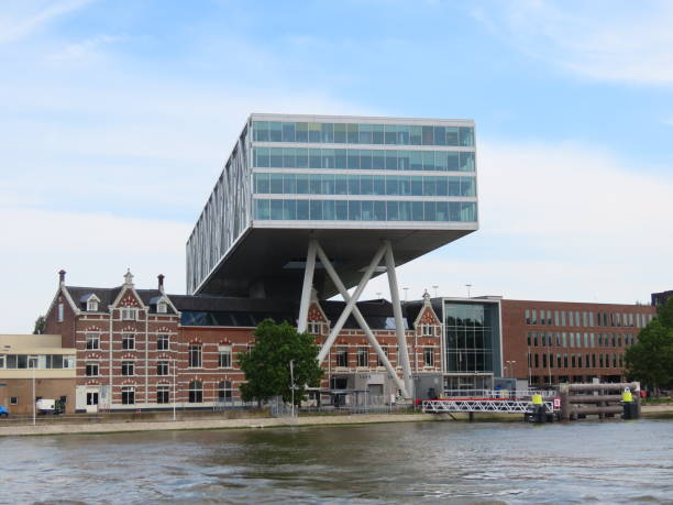 Modern city architecture in Rotterdam