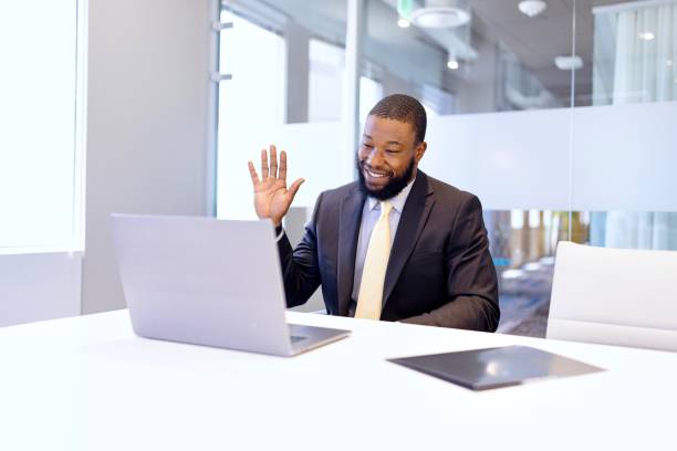 istock Productive businessman having a video call 2173306779