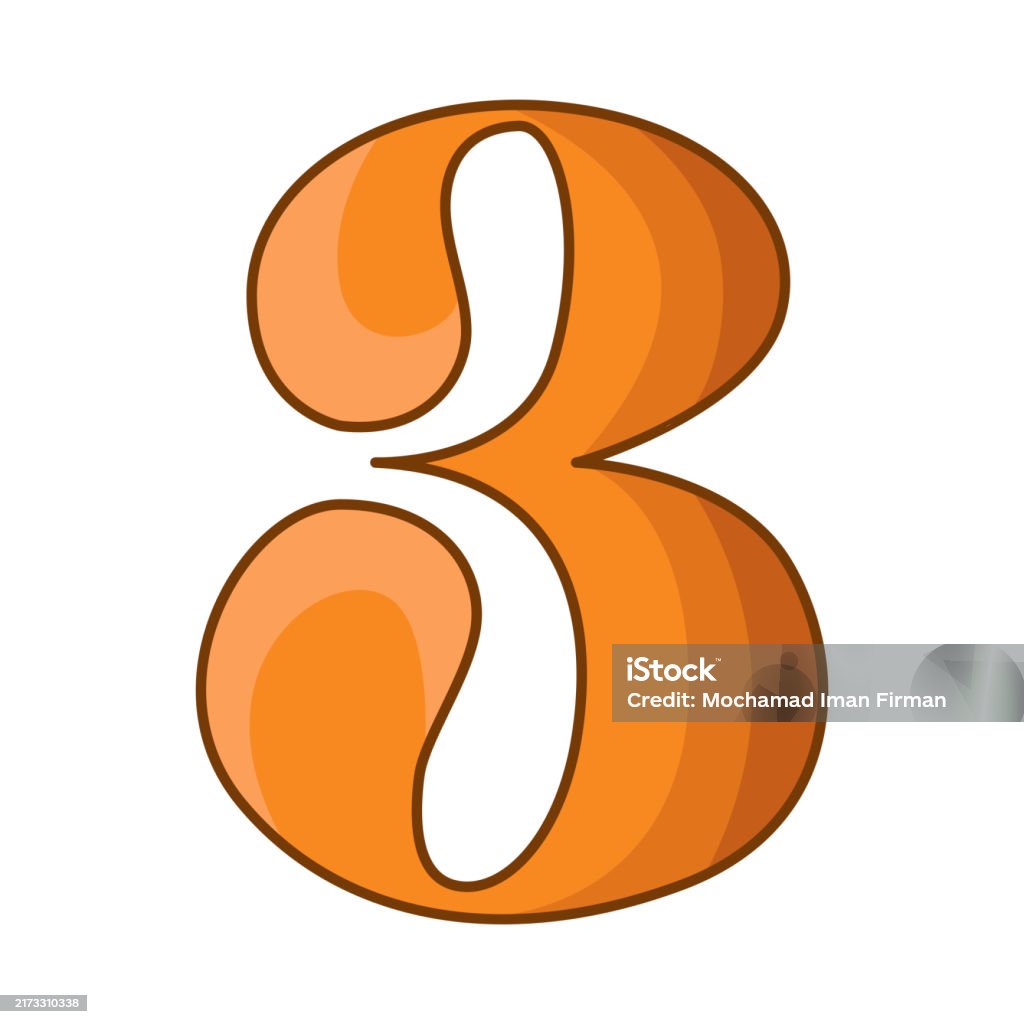Number 3 Stock Photo Number 3 Stock Illustration - Download Image Now - Aging Process ...